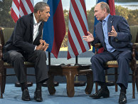 В.Путин встретился с Б.Обамой в рамках саммита G8 В.Путин встретился с Б.Обамой в рамках саммита G8