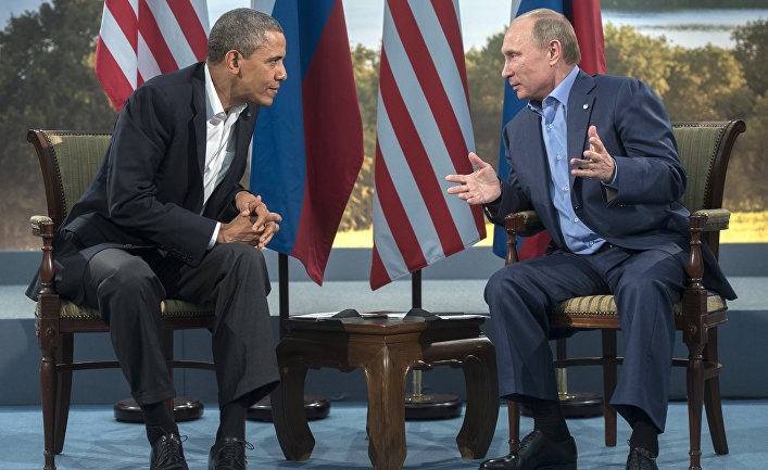 В.Путин встретился с Б.Обамой в рамках саммита G8