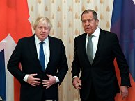 Встреча глав МИД РФ и Великобритании С. Лаврова и Б. Джонсона Встреча глав МИД РФ и Великобритании С. Лаврова и Б. Джонсона