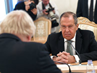 Встреча глав МИД РФ и Великобритании С. Лаврова и Б. Джонсона Встреча глав МИД РФ и Великобритании С. Лаврова и Б. Джонсона