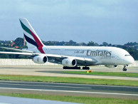 Самолет авиакомпании Emirates Airlines