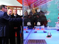 Владимир Путин на церемонии ввода в эксплуатацию нефтяного месторождения в Астрахани. 31 октября 2016 Владимир Путин на церемонии ввода в эксплуатацию нефтяного месторождения в Астрахани. 31 октября 2016