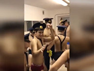 Стоп-кадр из видео курсантов Ульяновского авиационного училища