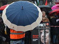 Акция движения PEGIDA в Дрездене