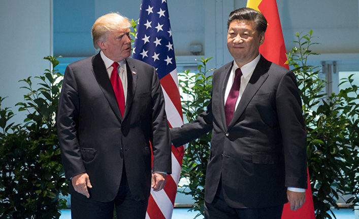 Встреча Дональда Трампа и Си Цзиньпина на полях саммита G20