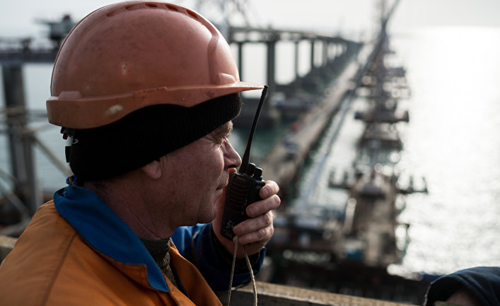 Строительство Крымского моста