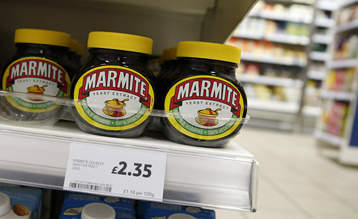Продажа Marmite в одном из магазинов в Лондона
