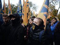 Шествие УПА (запрещена в России) в Киеве. 14 октября 2017 Шествие УПА (запрещена в России) в Киеве. 14 октября 2017