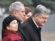 Президент Украины Петр Порошенко и президент Австрии Александр Ван дер Беллен Президент Украины Петр Порошенко и президент Австрии Александр Ван дер Беллен