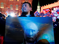 Митинг в поддержку Владимира Путина в Москве Митинг в поддержку Владимира Путина в Москве