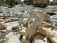 Разрушения в Дамаске в Сирии. 14 апреля 2018 Разрушения в Дамаске в Сирии. 14 апреля 2018