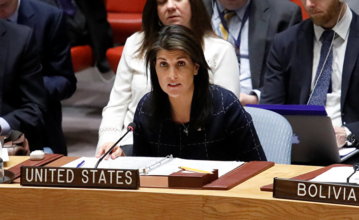 Посол США в ООН Никки Хейли