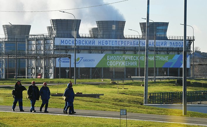 Очистные сооружения "Биосфера" Московского НПЗ
