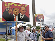 Акция протеста против Дональда Трампа в Майами Акция протеста против Дональда Трампа в Майами