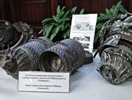 Фрагменты крылатых ракет коалиции, сбитых ПВО Сирии, представленные на брифинге начальника Главного оперативного управления Генштаба ВС генерал-полковника Сергея Рудского. 25 апреля 2018 Фрагменты крылатых ракет коалиции, сбитых ПВО Сирии, представленные на брифинге начальника Главного оперативного управления Генштаба ВС генерал-полковника Сергея Рудского. 25 апреля 2018