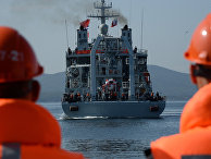 Прибытие отряда боевых кораблей ВМС Китая во Владивосток