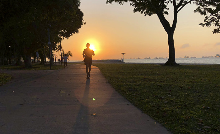 Бегун на закате