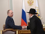 В.Путин встретился с Б.Лазаром и А.Бородой В.Путин встретился с Б.Лазаром и А.Бородой