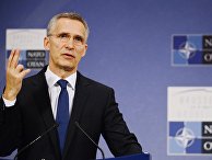 Генсек НАТО Йенс Столтенберг во время пресс-конференции в преддверии саммита НАТО Генсек НАТО Йенс Столтенберг во время пресс-конференции в преддверии саммита НАТО