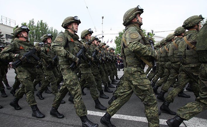 Празднование Дня Победы в Донбассе
