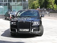 Автомобиль Aurus кортежа президента РФ Владимира Путина Автомобиль Aurus кортежа президента РФ Владимира Путина