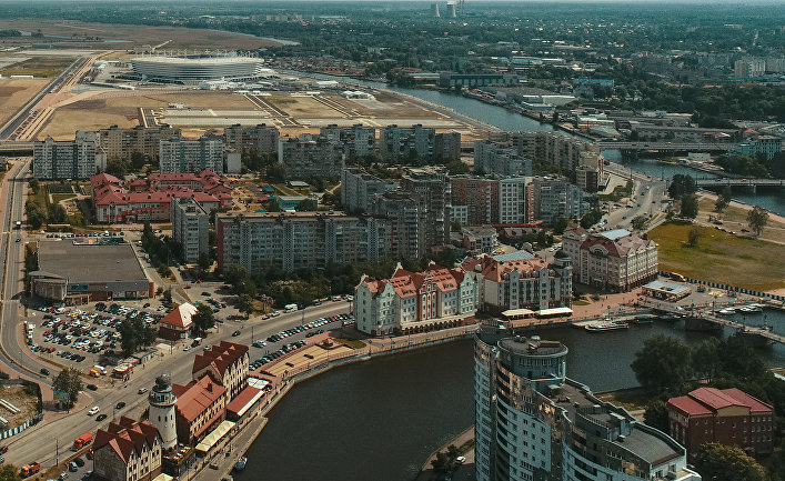Район "Рыбная деревня" в Калининграде
