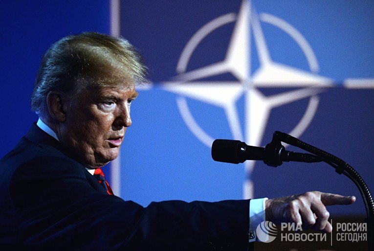 Пресс-конференция президента США Д. Трампа на саммите НАТО Пресс-конференция президента США Д. Трампа на саммите НАТО