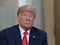 Президент США Дональд Трамп во время встречи с президентом РФ Владимиром Путиным в Хельсинки Президент США Дональд Трамп во время встречи с президентом РФ Владимиром Путиным в Хельсинки