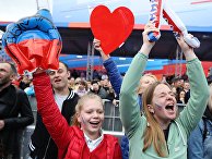 Участники празднования Дня России на Красной площади. 12 июня 2018 Участники празднования Дня России на Красной площади. 12 июня 2018
