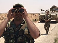 Сирийская армия на границе с Иорданией а провинции Дераа . 5 июля 2018 Сирийская армия на границе с Иорданией а провинции Дераа . 5 июля 2018