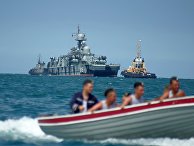 Ракетный корабль на воздушной подушке (РКВП) "Самум" Черноморского флота РФ в Севастополе Ракетный корабль на воздушной подушке (РКВП) "Самум" Черноморского флота РФ в Севастополе