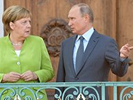 Президент РФ Владимир Путин и федеральный канцлер ФРГ Ангела Меркель во время встречи в резиденции правительства ФРГ Мезеберг. 18 августа 2018 Президент РФ Владимир Путин и федеральный канцлер ФРГ Ангела Меркель во время встречи в резиденции правительства ФРГ Мезеберг. 18 августа 2018