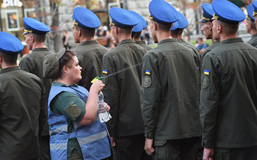 Репетиция военного парада ко Дню Независимости Украины в Киеве Репетиция военного парада ко Дню Независимости Украины в Киеве