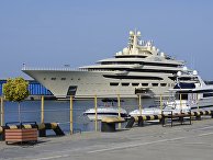 Яхта Dilbar пришвартовалась в Сочи Яхта Dilbar пришвартовалась в Сочи