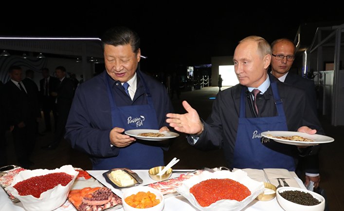 Рабочая поездка президента РФ В. Путина в Дальневосточный федеральный округ. День второй