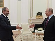 Президент РФ Владимир Путин встретился с премьер-министром Армении Николом Пашиняном Президент РФ Владимир Путин встретился с премьер-министром Армении Николом Пашиняном