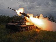 Стрельбы из зенитно-ракетного комплекса "Стрела-10" на всеармейском конкурсе "Чистое небо-2018" Стрельбы из зенитно-ракетного комплекса "Стрела-10" на всеармейском конкурсе "Чистое небо-2018"