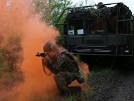 Расчеты оперативно-тактических ракетных комплексов "Искандер-М" в рамках командно-штабных учений Расчеты оперативно-тактических ракетных комплексов "Искандер-М" в рамках командно-штабных учений