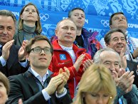В.Путин посетил соревнования по фигурному катанию В.Путин посетил соревнования по фигурному катанию