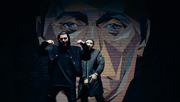 Кадр из видео «Лучший друг» Саши Честа и Тимати 