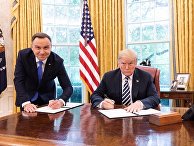 Встреча президентов США и Польши Дональда Трампа и Анджея Дуды