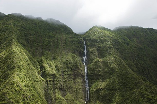 Остров Куауи из архипелага Гавайских островов