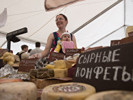 Сыры, представленные на фестивале фермеров – сыроваров в Московской области