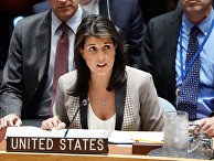 Постоянный представитель США при ООН Никки Хейли на заседании Совета Безопасности ООН о ситуации в Крыму Постоянный представитель США при ООН Никки Хейли на заседании Совета Безопасности ООН о ситуации в Крыму