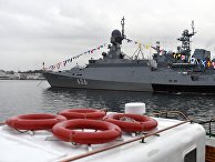 Поднятие флага на корабле «Орехово-Зуево" Севастополе Поднятие флага на корабле «Орехово-Зуево" Севастополе