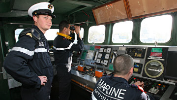 Прибытие отряда боевых кораблей ВМС Францииc с визитом в Балтийск