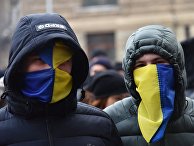 Акция протеста во Львове Акция протеста во Львове
