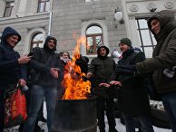 Акции с требованием включить отопление в городах Украины Акции с требованием включить отопление в городах Украины