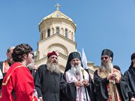 Священнослужители в Тбилиси Священнослужители в Тбилиси