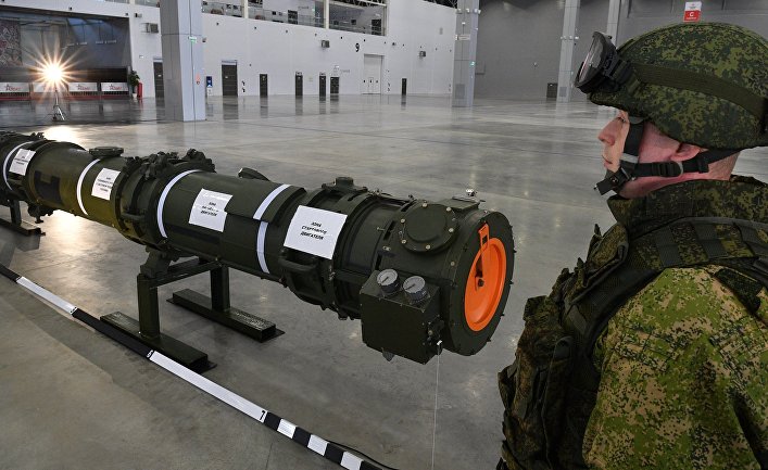 Демонстрация ракеты 9М729 для военных атташе